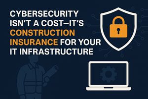 Cybersecurity Isn’t a Cost—It’s Construction Insurance for Your IT Infrastructure