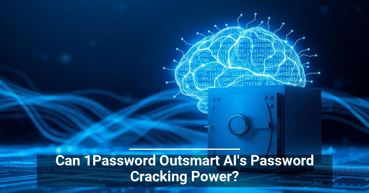 Can 1Password Outsmart AI’s Password Cracking Power?